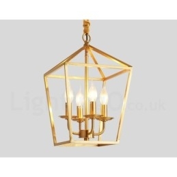 Designer Touch Decorative Pure Brass Rustic Lodge Nordic Style Pendant Light
