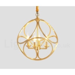 Designer Touch Decorative Pure Brass Rustic Lodge Nordic Style Pendant Light