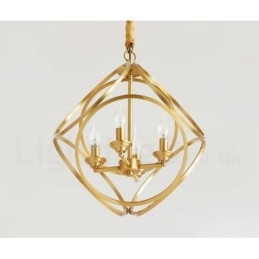 Designer Touch Decorative Pure Brass Rustic Lodge Nordic Style Pendant Light