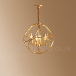 Designer Touch Decorative Pure Brass Rustic Lodge Nordic Style Pendant Light