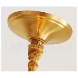 Designer Touch Decorative Pure Brass Rustic Lodge Nordic Style Pendant Light