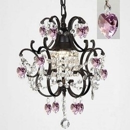 Designer Touch Decorative Traditional Classic Crystal Painting Metal Chandelier