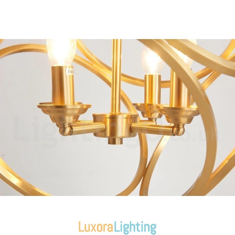 Designer Touch Decorative Pure Brass Rustic Lodge Nordic Style Pendant Light