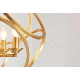 Designer Touch Decorative Pure Brass Rustic Lodge Nordic Style Pendant Light