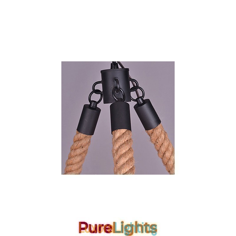 Designer Touch Decorative Vintage Rope Pendant Light Loft Creative Industrial Lamp American Style Decoration