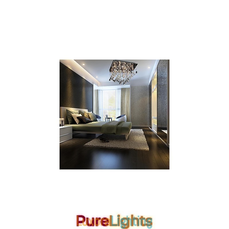 Designer Touch Decorative Traditional Classic Crystal Chrome Metal Chandelier