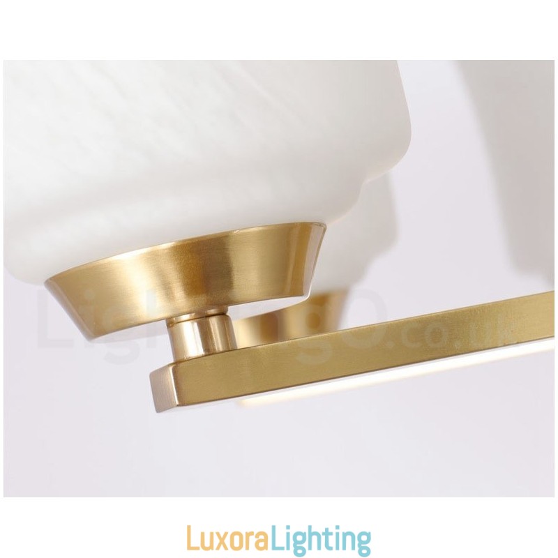 Designer Touch Decorative 12 Light Pure Brass Large Luxurious Rustic Retro Vintage Brass Pendant Chandelier with Glass Shades