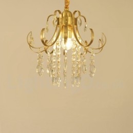 Designer Touch Decorative Pure Brass Rustic Lodge Nordic Style Flush Mount Crystal Ceiling Lights