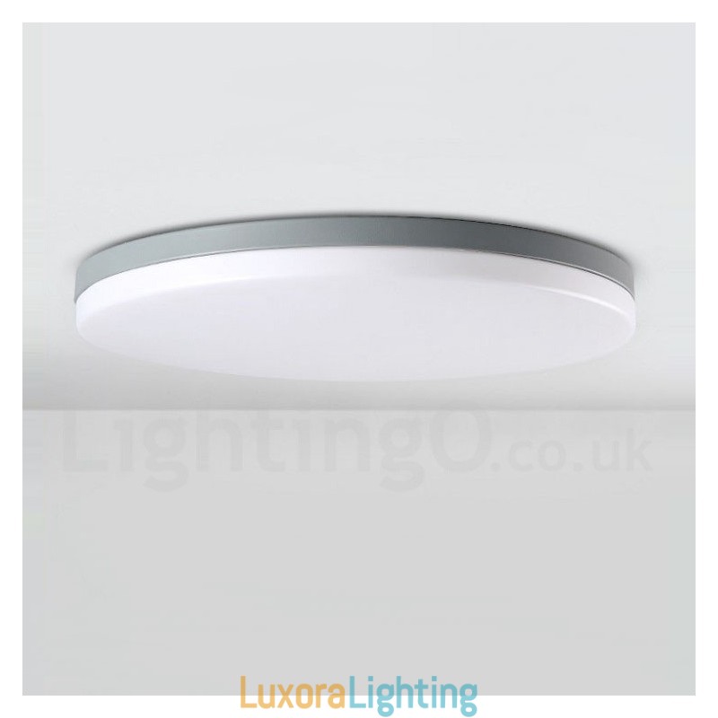 Designer Touch Decorative Ultra Thin Round Dimmable Modern Contemporary Nordic Style Flush Mount Ceiling Lights with Acrylic Shade Also Can Be Used As Wall Light