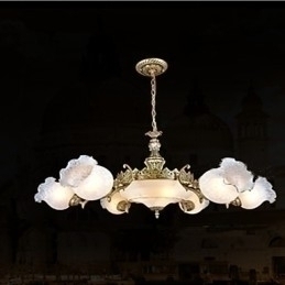 Designer Touch Decorative Traditional Classic Vintage Retro Bronze Metal Chandelier