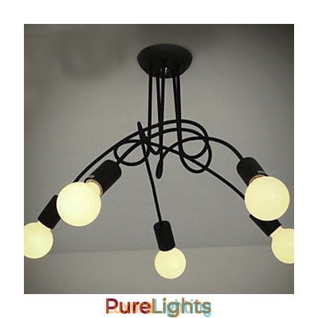 Designer Touch Decorative Modern Contemporary Painting Metal Chandelier