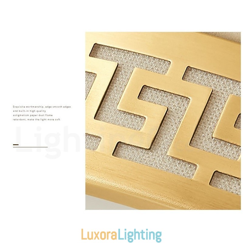 Designer Touch Decorative Round Pure Brass Modern Contemporary Nordic Style Flush Mount Ceiling Light with Acrylic Shade