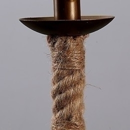Designer Touch Decorative Retro 1 Lamp Hemp Rope Chandelier Retro Country Style
