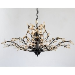 Designer Touch Decorative Crystal Iron Painting Chandelier with Crystal Modern Lighting Lamp