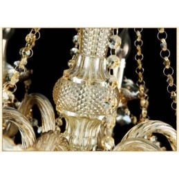 Designer Touch Decorative Extra Large 3 Tiers Retro Cognac Color K9 Crystal Modern Luxurious Chandelier