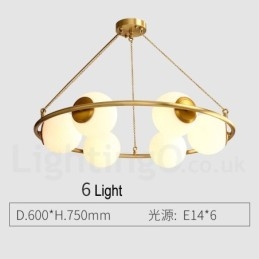 Designer Touch Decorative Pure Brass Bean Style Rustic Lodge Round Chandelier with White Shades