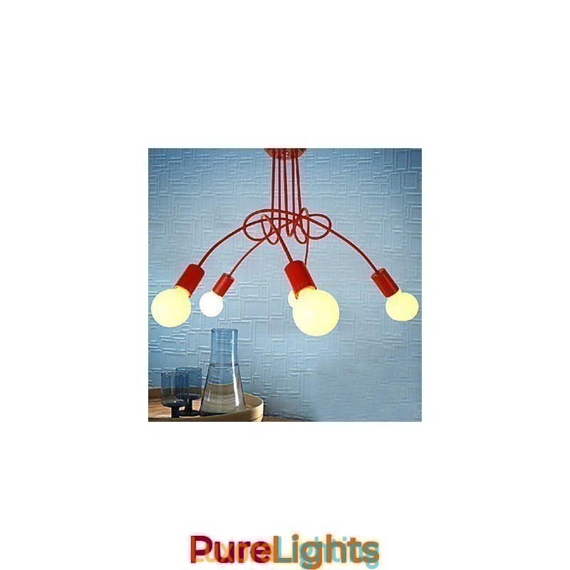 Designer Touch Decorative Modern Contemporary Painting Metal Chandelier