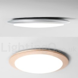 Designer Touch Decorative 4CM Thick Super Thin Dimmable Modern Contemporary Nordic Style Flush Mount Ceiling Lights with Acrylic Shade with Remote Control Also Can Be Used As Wall Light
