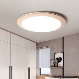 Designer Touch Decorative 4CM Thick Super Thin Dimmable Modern Contemporary Nordic Style Flush Mount Ceiling Lights with Acrylic Shade with Remote Control Also Can Be Used As Wall Light