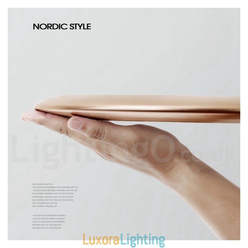 Designer Touch Decorative 4CM Thick Super Thin Dimmable Modern Contemporary Nordic Style Flush Mount Ceiling Lights with Acrylic Shade with Remote Control Also Can Be Used As Wall Light