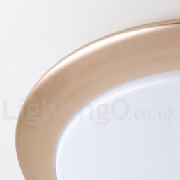 Designer Touch Decorative 4CM Thick Super Thin Dimmable Modern Contemporary Nordic Style Flush Mount Ceiling Lights with Acrylic Shade with Remote Control Also Can Be Used As Wall Light