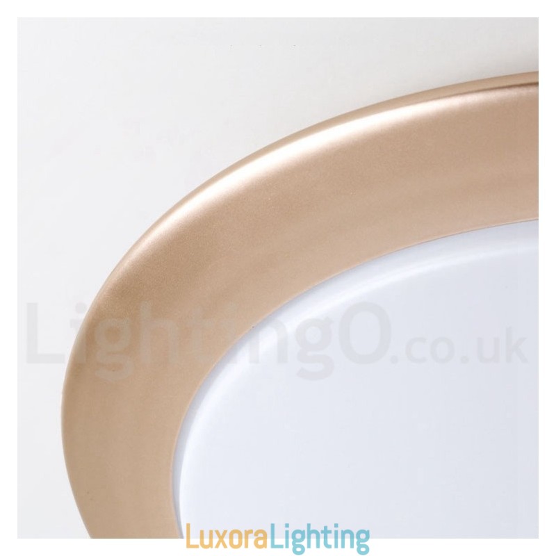 Designer Touch Decorative 4CM Thick Super Thin Dimmable Modern Contemporary Nordic Style Flush Mount Ceiling Lights with Acrylic Shade with Remote Control Also Can Be Used As Wall Light