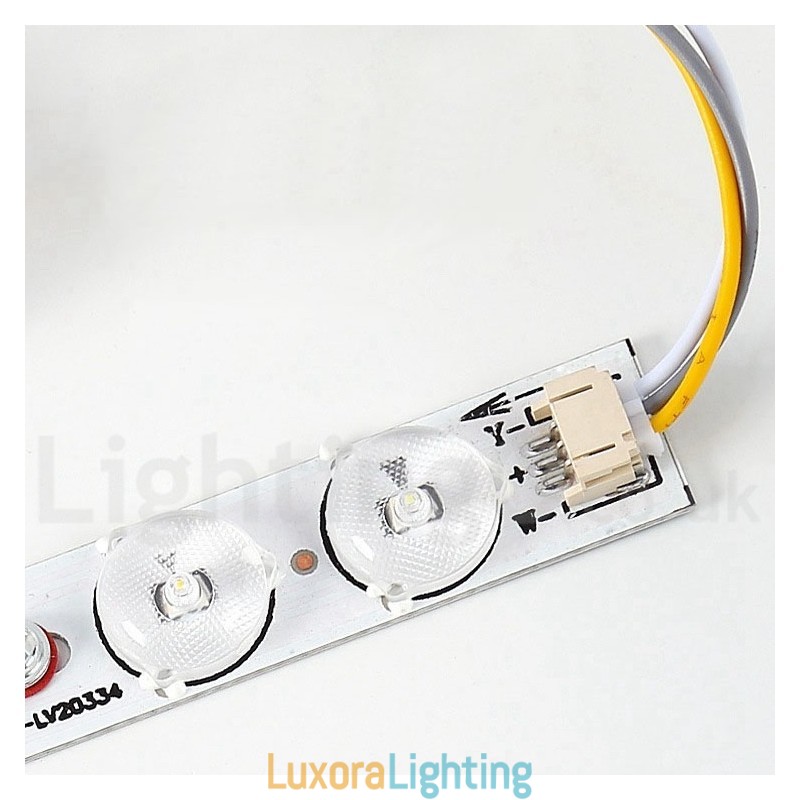 Designer Touch Decorative 4CM Thick Super Thin Dimmable Modern Contemporary Nordic Style Flush Mount Ceiling Lights with Acrylic Shade with Remote Control Also Can Be Used As Wall Light