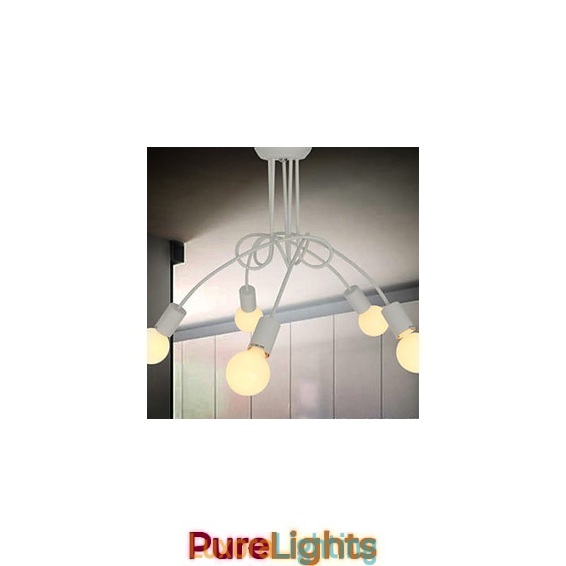 Designer Touch Decorative Modern Contemporary Painting Metal Chandelier