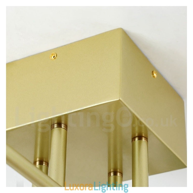 Designer Touch Decorative 8 Light Rustic Lodge Stainless Steel Chandelier with Clear or Blue Glass Shades