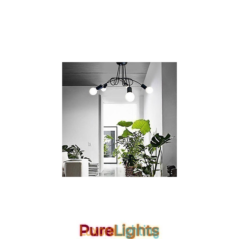 Designer Touch Decorative Modern Contemporary Painting Metal Chandelier