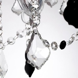 Designer Touch Decorative Candle Featured Luxury 6 Lights Chandelier