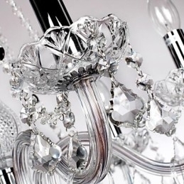 Designer Touch Decorative Candle Featured Luxury 6 Lights Chandelier