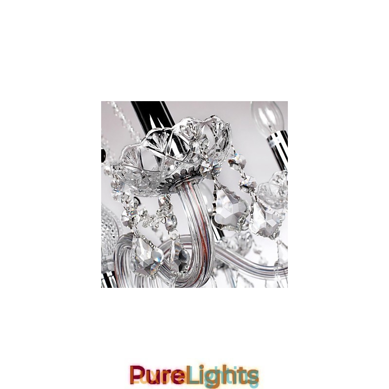 Designer Touch Decorative Candle Featured Luxury 6 Lights Chandelier