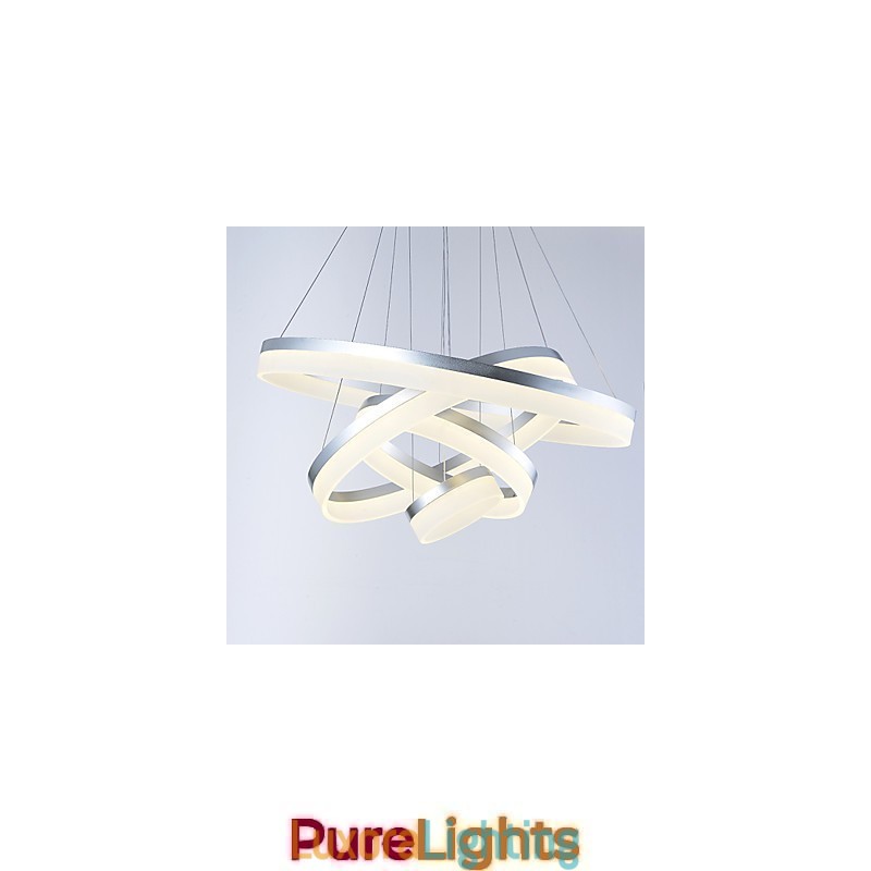 Designer Touch Decorative Acrylic Chandelier Ring Pendant Light Lighting Fixtures with