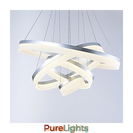 Designer Touch Decorative Acrylic Chandelier Ring Pendant Light Lighting Fixtures with