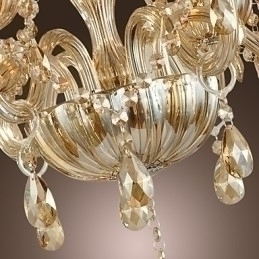 Designer Touch Decorative Traditional Classic Crystal Electroplated Glass Chandelier