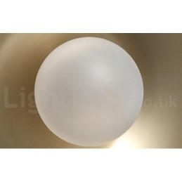 Designer Touch Decorative 1 Light Industrial Style Gold Mini Style Electroplated Painted Finish Pendant Light with Glass Shade