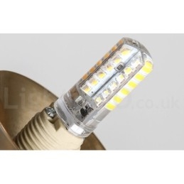 Designer Touch Decorative 1 Light Industrial Style Gold Mini Style Electroplated Painted Finish Pendant Light with Glass Shade