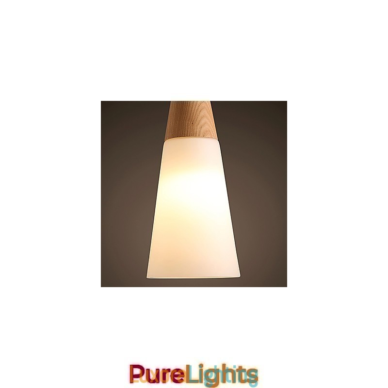 Designer Touch Decorative Chandelier Mini Style Modern Contemporary Wood Bamboo