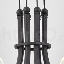 Designer Touch Decorative 8 Light Nordic Post Modern 2021 Design Chandelier with Acrylic Shades
