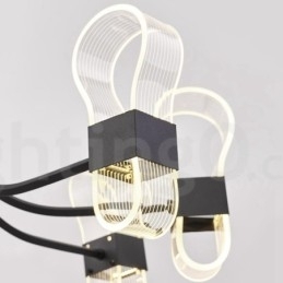 Designer Touch Decorative 8 Light Nordic Post Modern 2021 Design Chandelier with Acrylic Shades