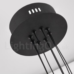 Designer Touch Decorative 10 Light Nordic Post Modern 2021 Design Chandelier with Acrylic Shades