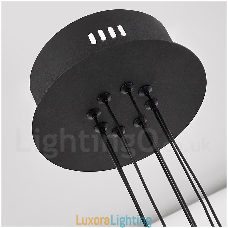 Designer Touch Decorative 10 Light Nordic Post Modern 2021 Design Chandelier with Acrylic Shades