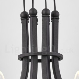 Designer Touch Decorative 10 Light Nordic Post Modern 2021 Design Chandelier with Acrylic Shades