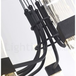 Designer Touch Decorative 10 Light Nordic Post Modern 2021 Design Chandelier with Acrylic Shades