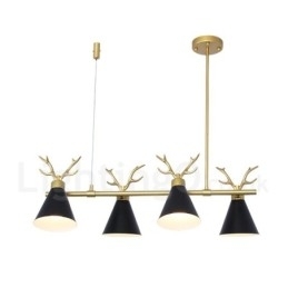 Designer Touch Decorative 4 Light Nordic Macaron Modern Antlers Chandelier