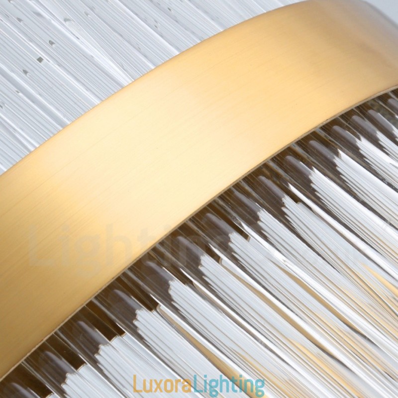 Designer Touch Decorative Postmodern Luxury Round Crystal Pendant Light Exhibition Hall