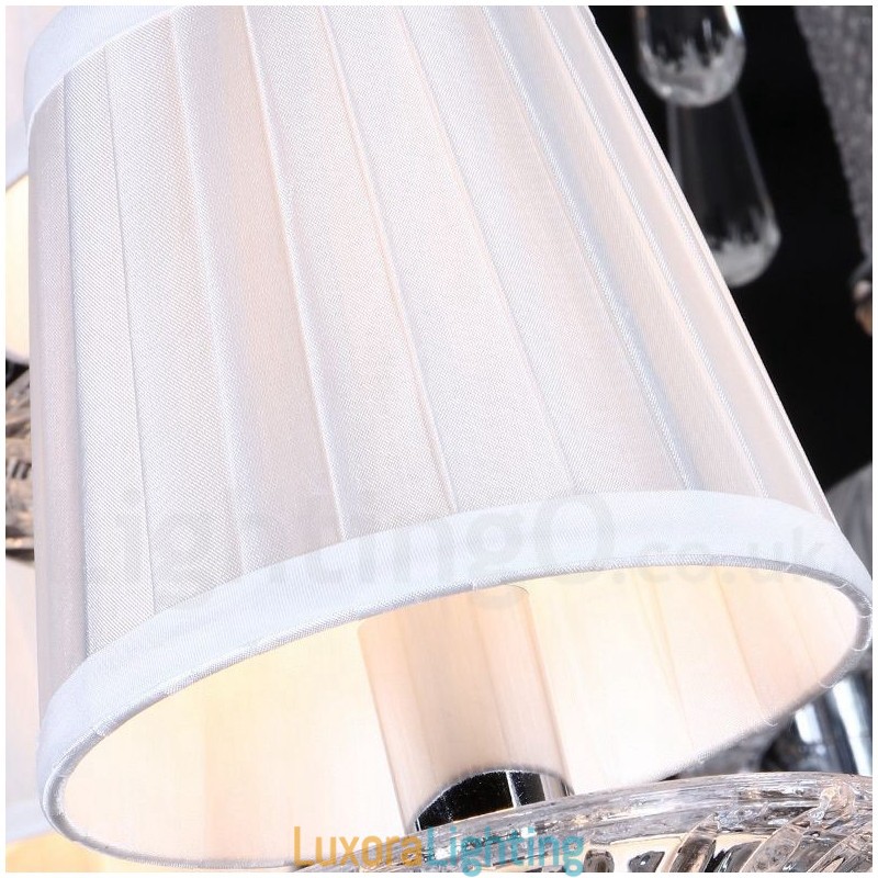 Designer Touch Decorative Clear Crystal Candle Chandelier