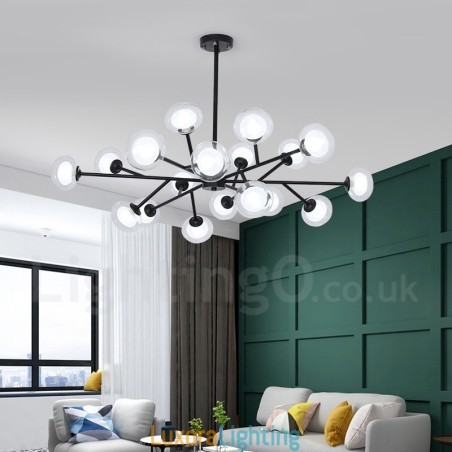 Designer Touch Decorative Postmodern Magic Beans Chandelier Exhibition Hall