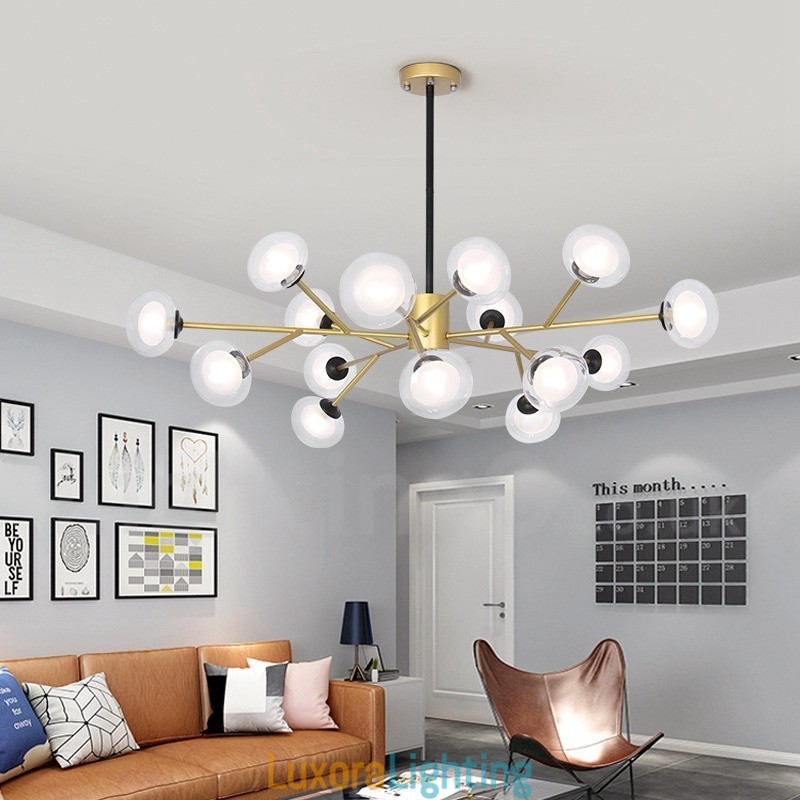 Designer Touch Decorative Postmodern Magic Beans Chandelier Exhibition Hall